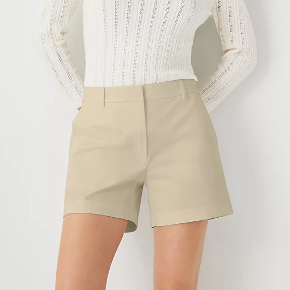 Ann Taylor Khaki Shorts
